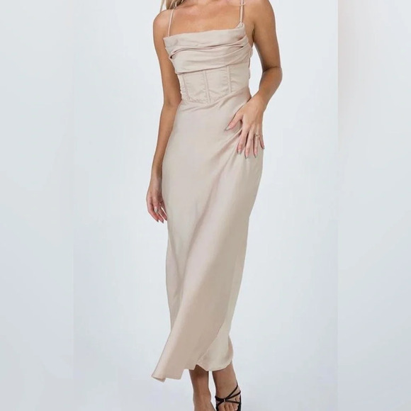 Princess Polly Dresses & Skirts - 🖤 NWT Princess Polly Satin Maxi Dress
